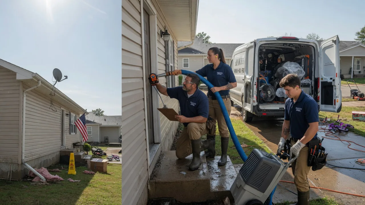 Ceiling Water Damage Restoration in Nashville, TN near me